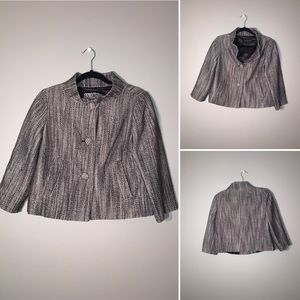 Banaba Republic Tweed Cropped Blazer